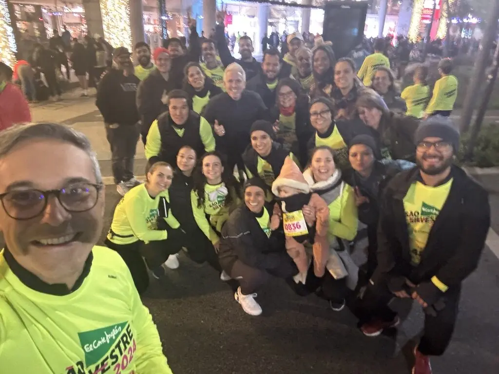 Grupo da Rota33 em corrida de rua